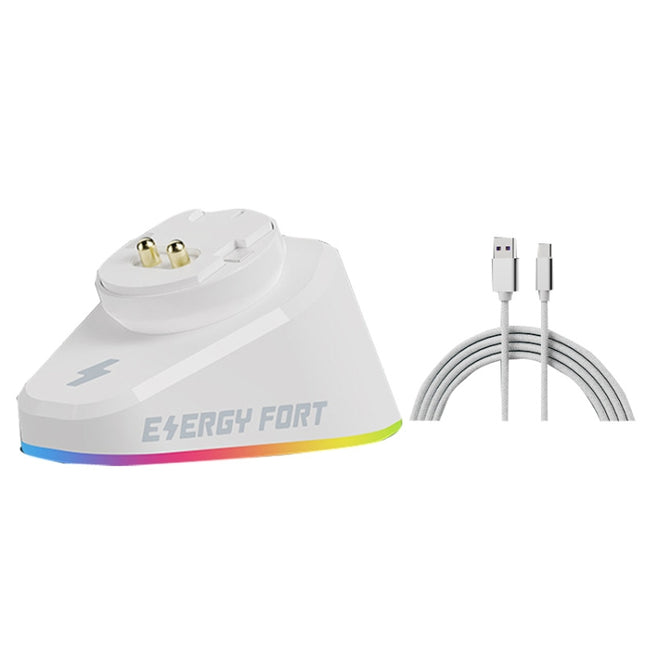 For Logitech G502 / GPW1 / 2 Wireless Mouse Charging Dock Stand White Woven-garmade.com