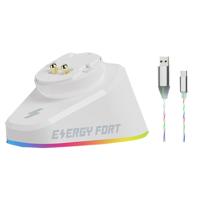 For Logitech G502 / GPW1 / 2 Wireless Mouse Charging Dock Stand White Stream-garmade.com