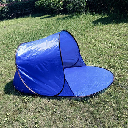 Single Leisure Sunscreen Tent Wire Tent Beach Tent, Color: Blue-garmade.com