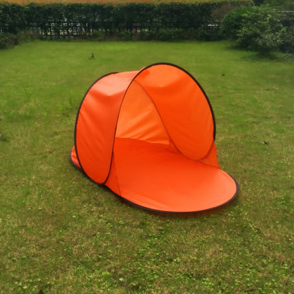 Single Leisure Sunscreen Tent Wire Tent Beach Tent, Color: Orange-garmade.com