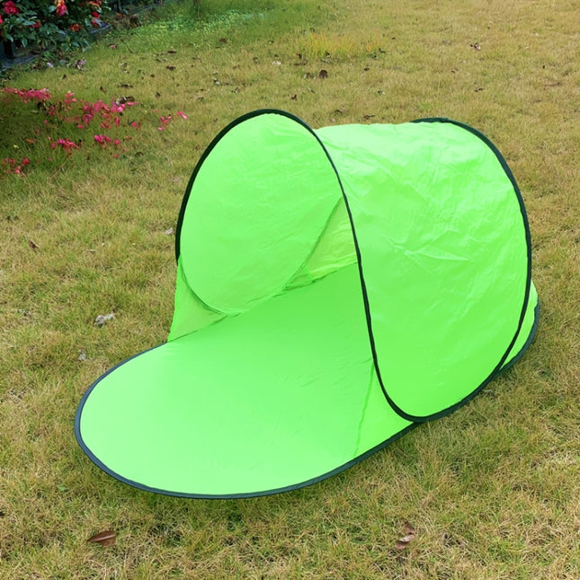 Single Leisure Sunscreen Tent Wire Tent Beach Tent, Color: Green-garmade.com
