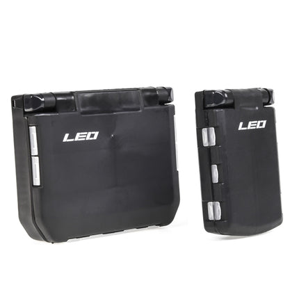 LEO 28054 Semi Automatic Opening And Closing Accessories Box Fish Hook Tools Box, Size: Small-garmade.com