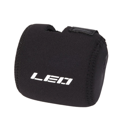 LEO 27916 Drum Style Fishing Wheel Protection Set Elastic Fishing Wheel Bag(Black)-garmade.com