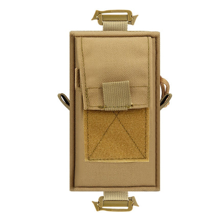 H249 Outdoor Equipment Shoulder Strap Attachment Bag Multi-Functional Sports Waist Bag(Khaki)-garmade.com