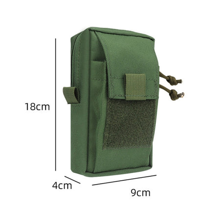 H249 Outdoor Equipment Shoulder Strap Attachment Bag Multi-Functional Sports Waist Bag(Khaki)-garmade.com