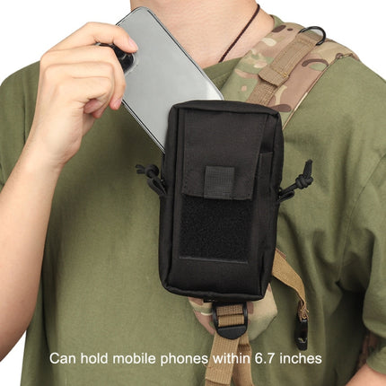H249 Outdoor Equipment Shoulder Strap Attachment Bag Multi-Functional Sports Waist Bag(Green)-garmade.com