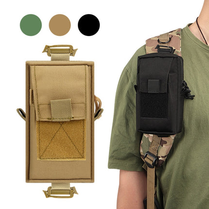 H249 Outdoor Equipment Shoulder Strap Attachment Bag Multi-Functional Sports Waist Bag(Green)-garmade.com