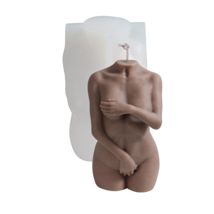 DIY Handmade Scented Candle Body Silicone Mold(Shylore Girl)-garmade.com