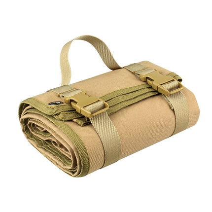 H148 Outdoor Folding Moisture-proof Training Camping Mat(Khaki)-garmade.com