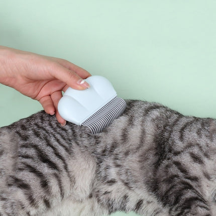 Pet Hair Removal Shell Comb Cat Tickling Massage Comb(Pink)-garmade.com