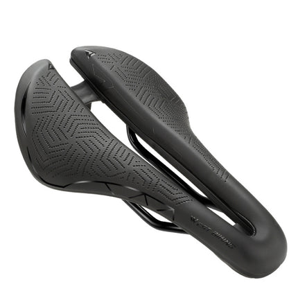 WEST BIKING Hollow Breathable Comfort Bicycle Saddle(Black)-garmade.com