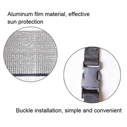 Universal Air Conditioner Cover Aluminum Foil Composite Flame Retardant Rainproof Cover(80 x 40cm)-garmade.com