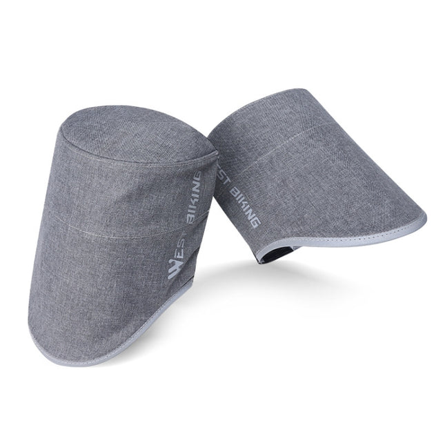 WEST BIKING Electric Vehicle Sunshade Waterproof Windproof Handle Cover(Grey)-garmade.com