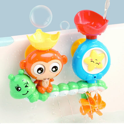Monkey Shaped Waterwheel Baby Water Toys(ZR9275092)-garmade.com