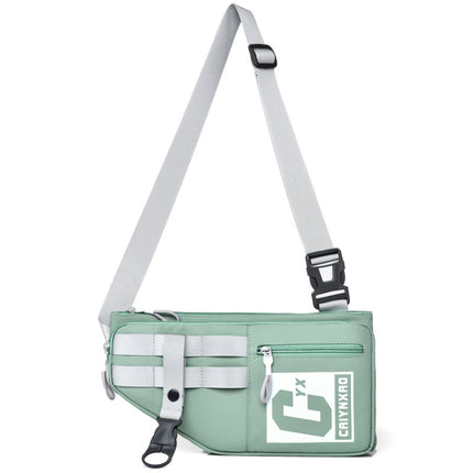 2502 Multi-pocket Large-capacity Sports Single-shoulder Bags(Green)-garmade.com