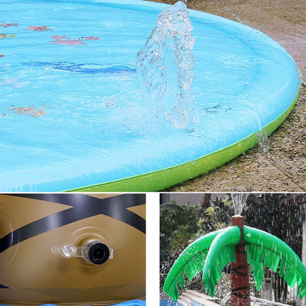 180cm Water Spray Pad Inflatable Water Spray Coconut Tree Summer Water Toys-garmade.com