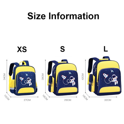 6623 Cartoon Load-reducing Children Schoolbag with Reflective Strips, Size: XS (Royal Blue)-garmade.com