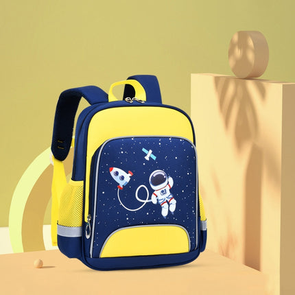 6623 Cartoon Load-reducing Children Schoolbag with Reflective Strips, Size: XS (Yellow)-garmade.com
