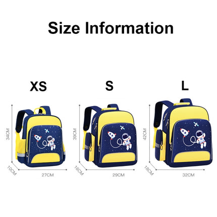 6623 Cartoon Load-reducing Children Schoolbag with Reflective Strips, Size: XS (Pink)-garmade.com