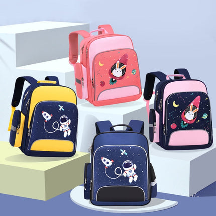 6623 Cartoon Load-reducing Children Schoolbag with Reflective Strips, Size: S (Royal Blue)-garmade.com