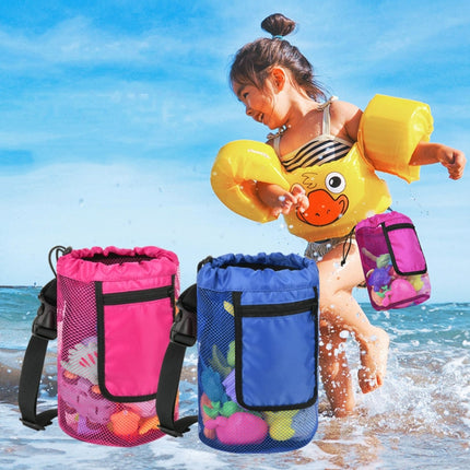Summer Beach Children Shell Storage Bag Portable Bag(Large Blue)-garmade.com