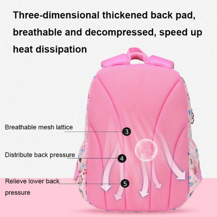 Large Capacity Waterproof Large Opening Children Schoolbag, Size: S (Unicorn Pink)-garmade.com