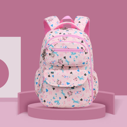 Large Capacity Waterproof Large Opening Children Schoolbag, Size: L (Pink)-garmade.com