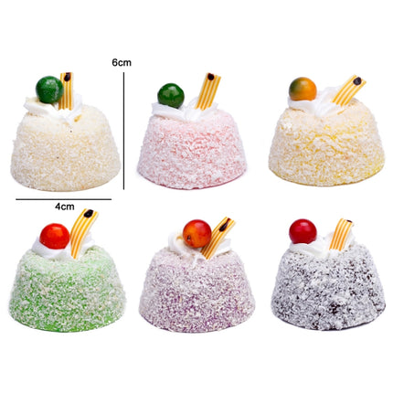 5 PCS PU Slow Rebound Simulation Bread Model Desktop Decoration, Size: 6x4x4cm(Green)-garmade.com