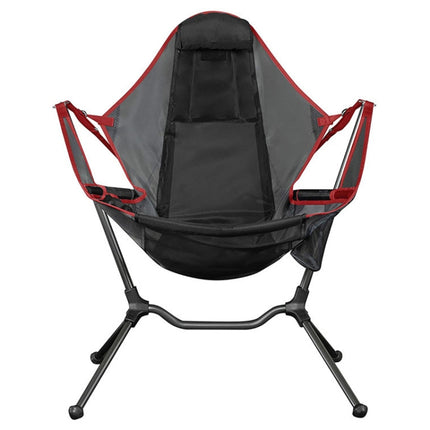 LT32004 Outdoor Portable Folding Rocking Chair(Red)-garmade.com