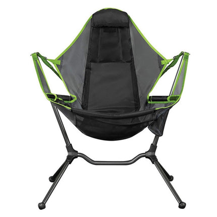 LT32004 Outdoor Portable Folding Rocking Chair(Green)-garmade.com