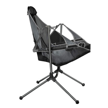 LT32004 Outdoor Portable Folding Rocking Chair(Blue)-garmade.com