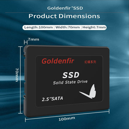 Goldenfir T650 Computer Solid State Drive, Flash Architecture: TLC, Capacity: 60GB-garmade.com