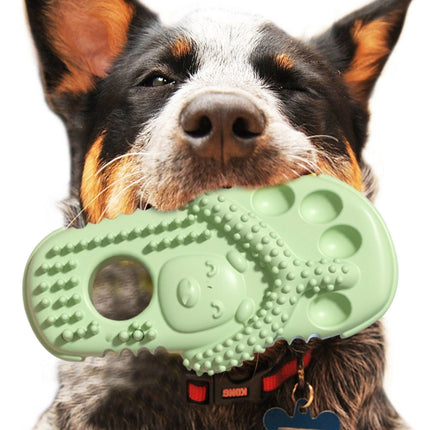 Pet Toys TPR Slippers Teeth Cleaning Dog Toys(Matcha Color)-garmade.com