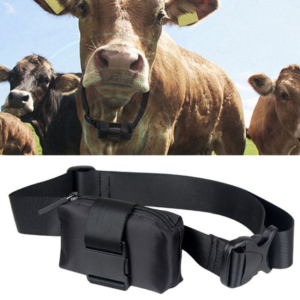 CL81 Bull And Sheep Positioner Cover Animal Tracking Anti-Lost GPS Positioning Collar(Black)-garmade.com