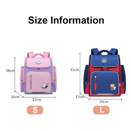 Top Bear S8988 Large-capacity Load-reducing Children Backpack, Size: S (Royal Blue)-garmade.com