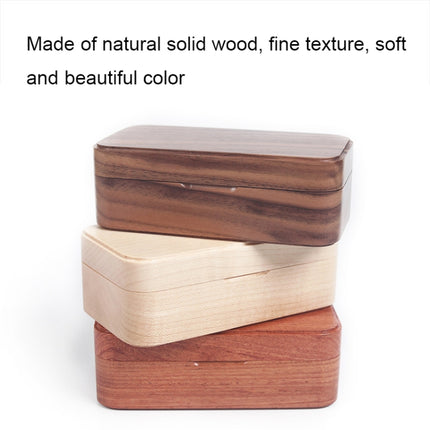 Wooden Music Box with Ring Storage Function, Spec: J281-garmade.com