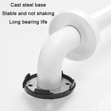 Kuaierte Bathroom Stainless Steel Safety Anti-Slip Disabled/Elderly Handrails, Size: 38cm (White)-garmade.com