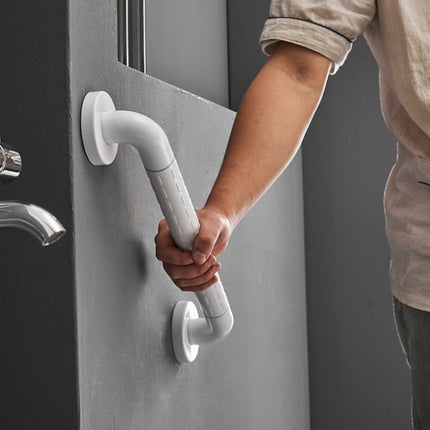 Kuaierte Bathroom Stainless Steel Safety Anti-Slip Disabled/Elderly Handrails, Size: 38cm (White)-garmade.com