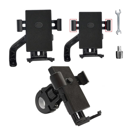 YY02 Bicycle Motorcycle Electric Vehicle Universal Mobile Phone Holder, Style: Car Handle Model-garmade.com