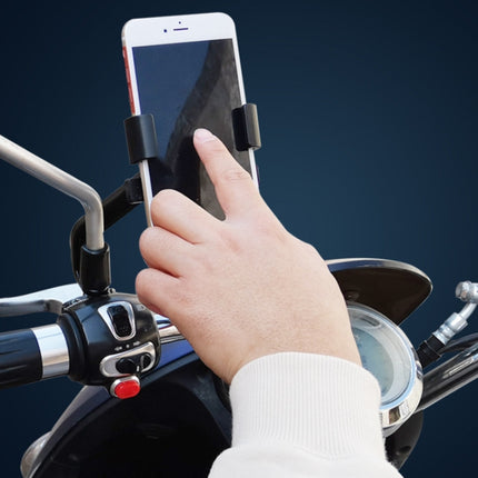 YY02 Bicycle Motorcycle Electric Vehicle Universal Mobile Phone Holder, Style: Car Handle Model-garmade.com