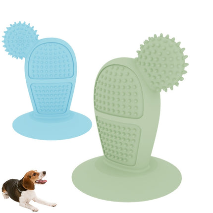 Bite Resistant Cactus Dog Molar Stick Sucker Tooth Cleaning Pet Toy(Avocado Green)-garmade.com