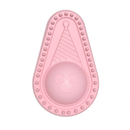 TPR Avocado Shaped Tooth Cleaning Dog Toy(Cherry Pink)-garmade.com