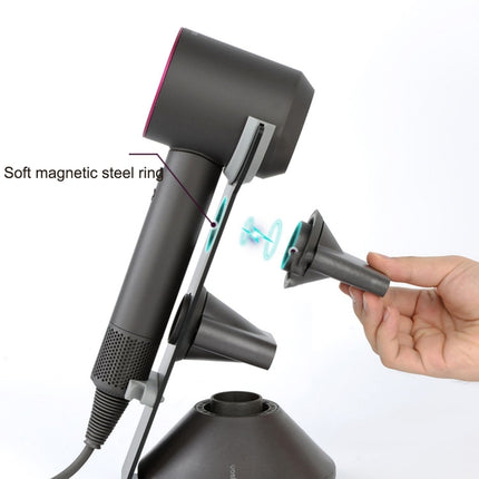 Punch Free Standing Hair Dryer Stand For Dyson 003 Black-garmade.com