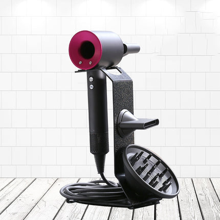 Punch Free Standing Hair Dryer Stand For Dyson 004 Black-garmade.com