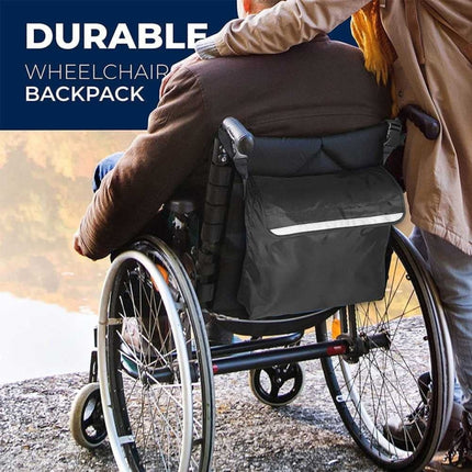 LYHSND-1 Outdoor Portable Wheelchair Hanging Storage Bags(Black)-garmade.com
