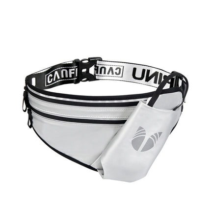 CAN FLY YIPINU Outdoor Fitness Water Bottle Mobile Phone Storage Waist Bag(Silver)-garmade.com
