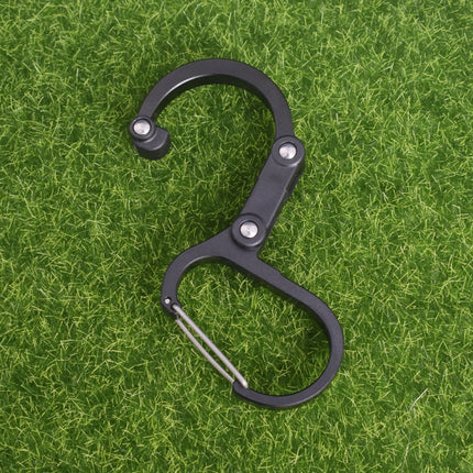 Aluminum Alloy D-type Outdoor Mountaineering Hook, Specification: M (Red)-garmade.com