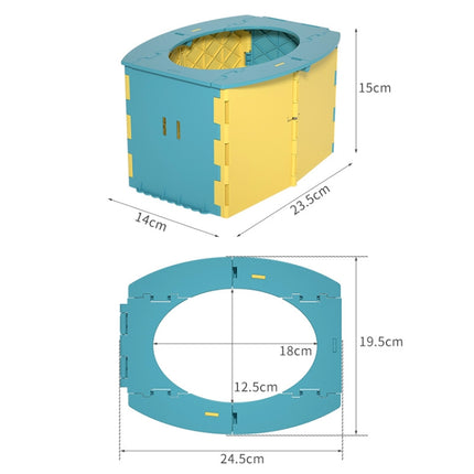 MBK00035 Children Car Foldable Toilet(Camellia Pink)-garmade.com