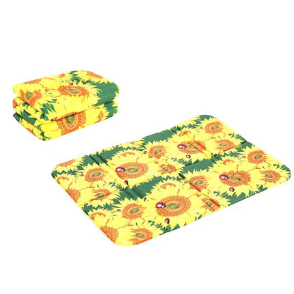 Portable Dirty Park Folding Picnic Mat Moisture-proof and Cool Cushion(Sunflowers)-garmade.com