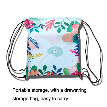 Outdoor Camping Thickened Moisture-proof Pad Portable Waterproof Picnic Cloth(Plant Flower)-garmade.com